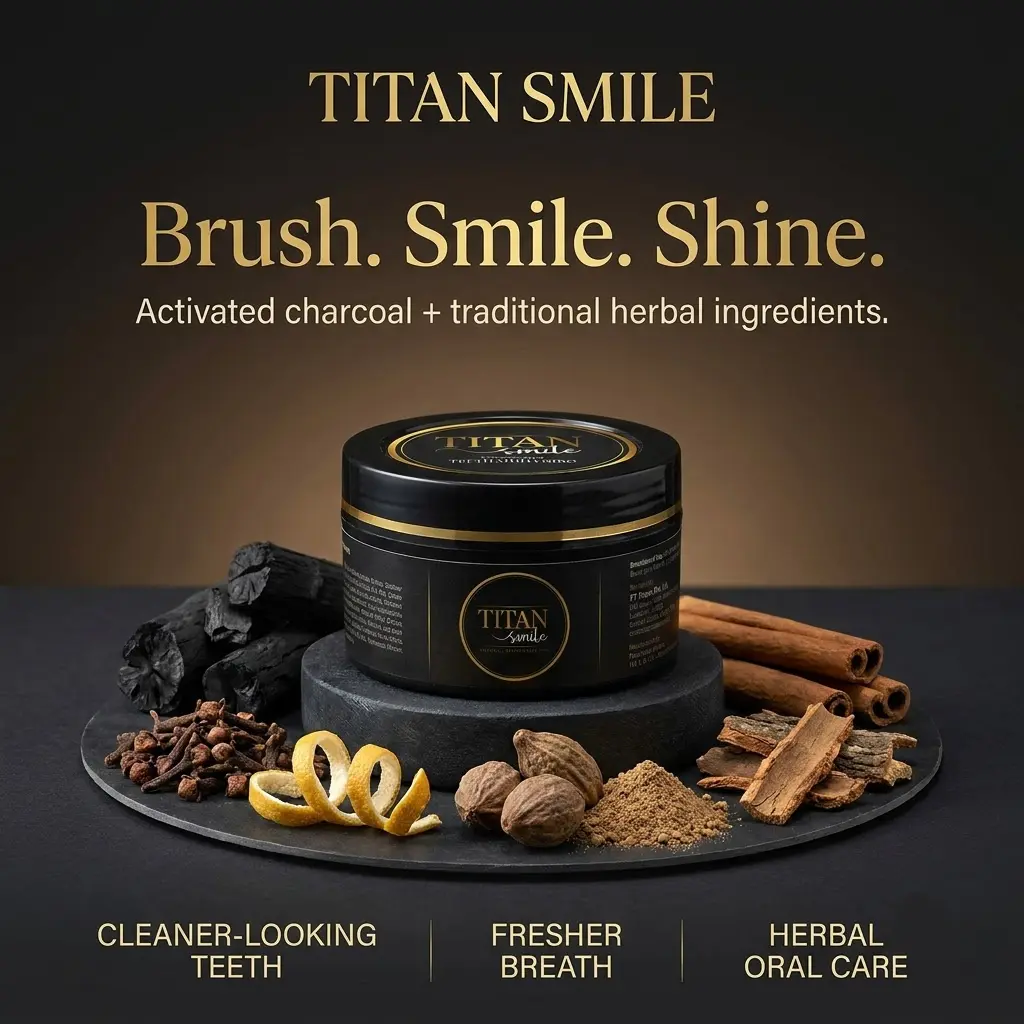 Titan Smile jar — front shot